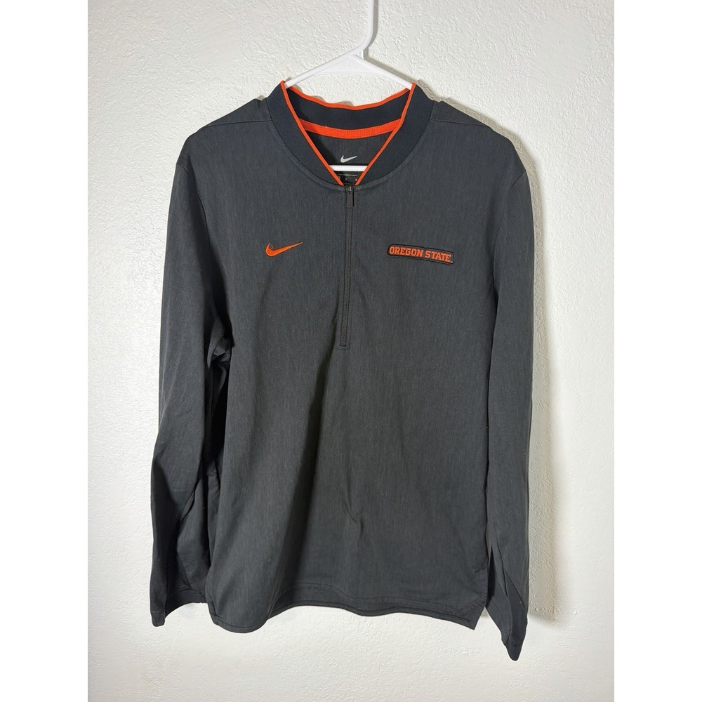 Oregon State Beavers Nike Dri Fit Quarter-Zip Pullover Track Jacket Men's Large